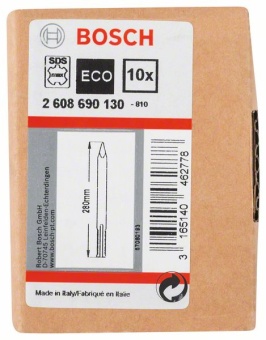 Пикообразное зубило SDS-max 280 mm 2608690130